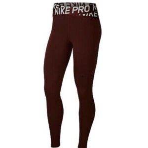 NIKE PRO Intertwist 7/8 Leggings - BROWN - SIZE L